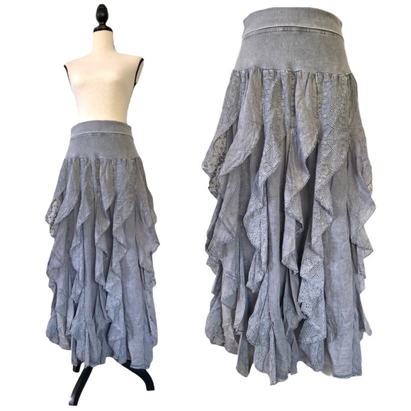 Bohemian lace layer skirt - Picture 2 of 11